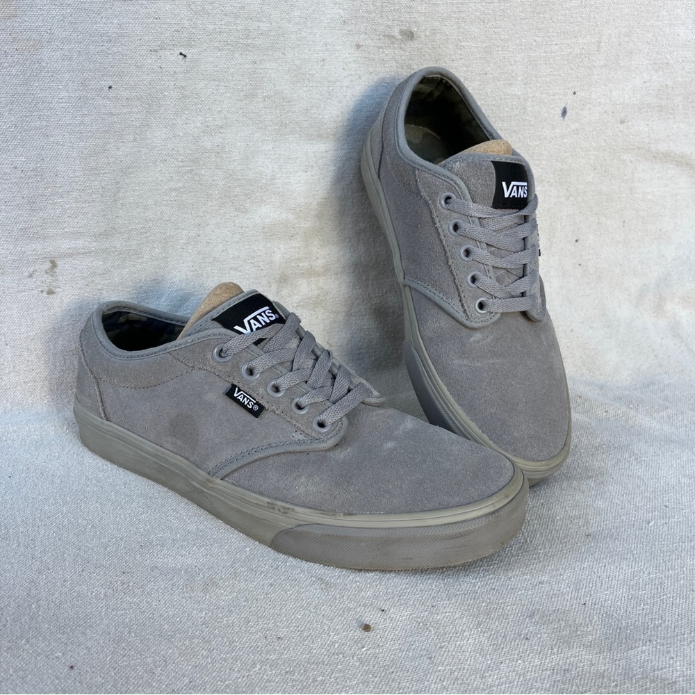 Vans Skate Atwood Camo Alloy Drizzle Lace Up Sneakers Street Casual Shoes Sz 8.5